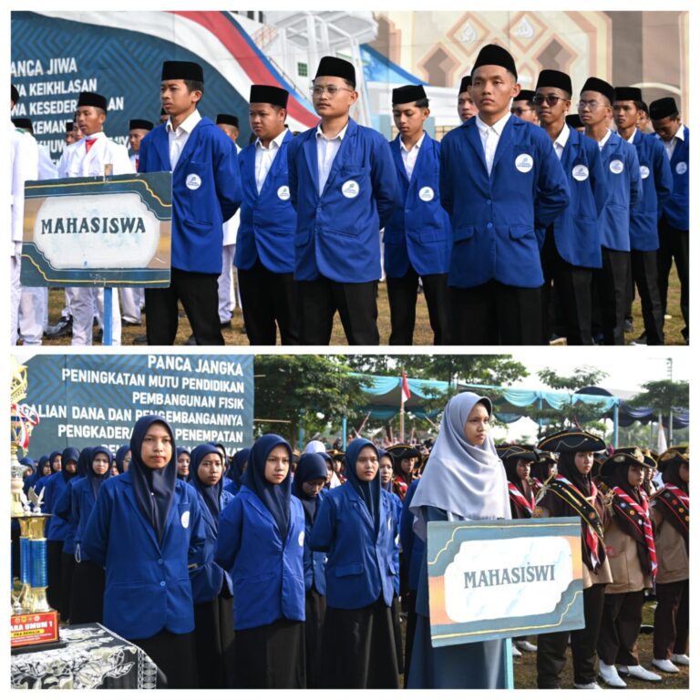 Mahasiswa PGMI PSDKU Universitas Darunnajah Ikuti Apel Tahunan Khutbatul ‘Arsy Ke-38 di Pesantren Darunnajah 2 Cipining